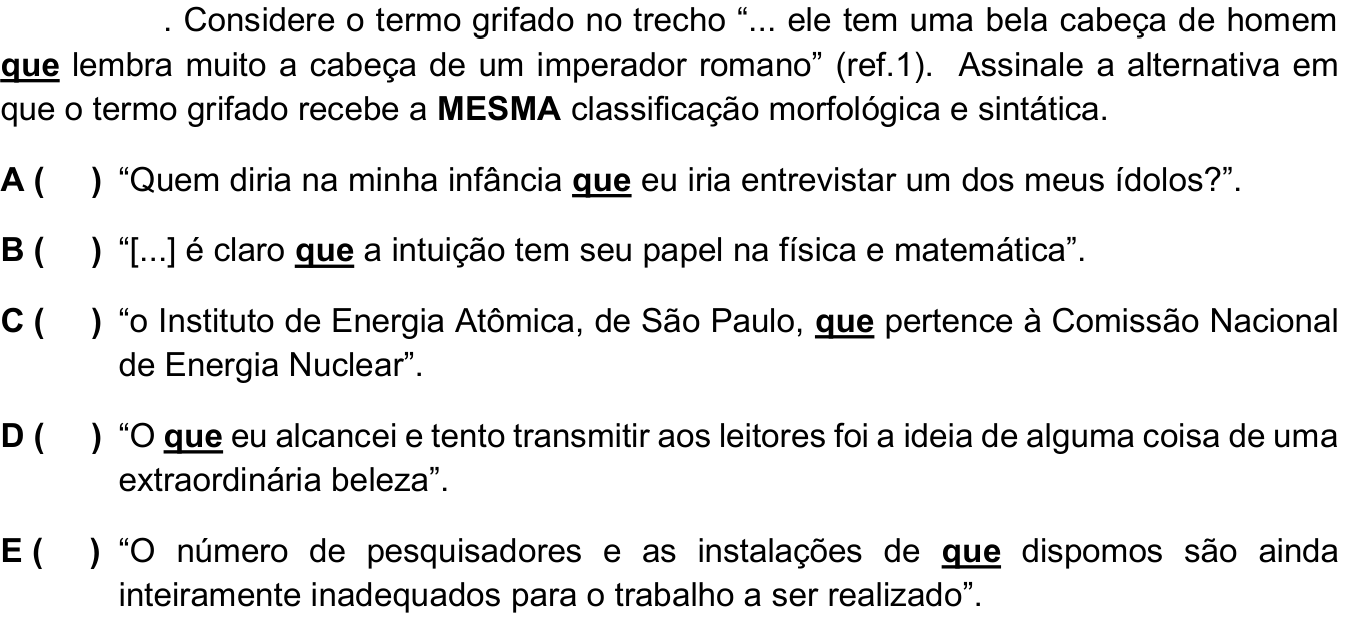Questão 2 (Português)