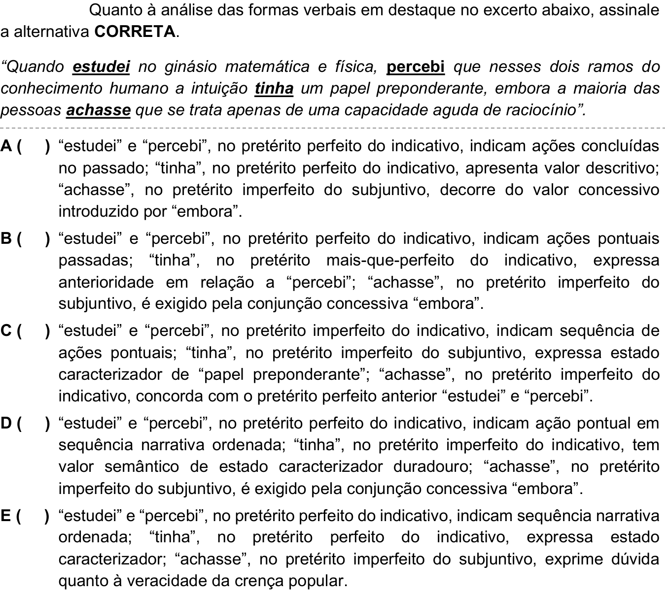 Questão 3 (Português)