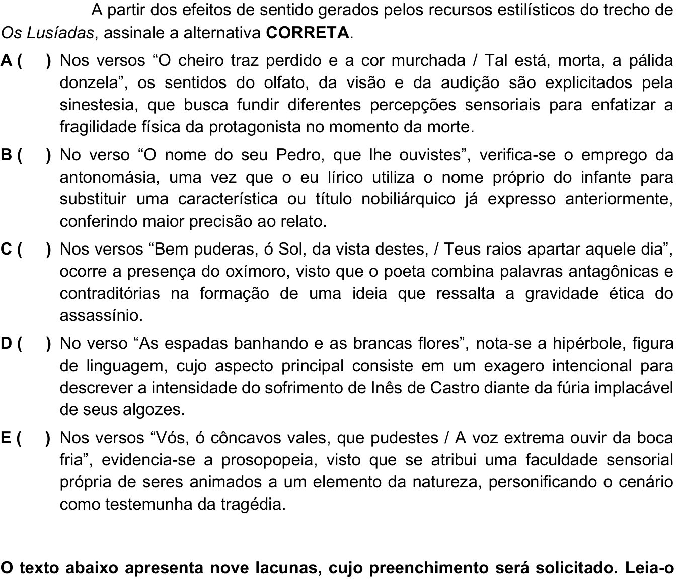 Questão 6 (Português)
