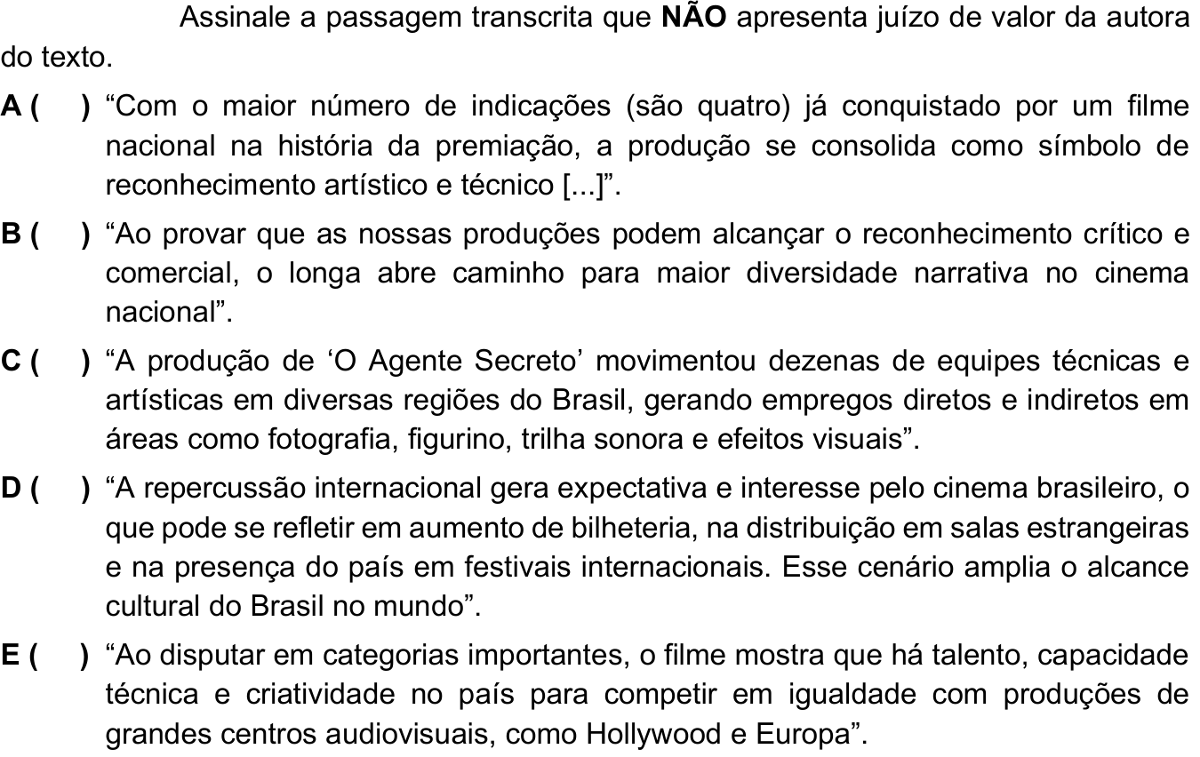 Questão 14 (Português)