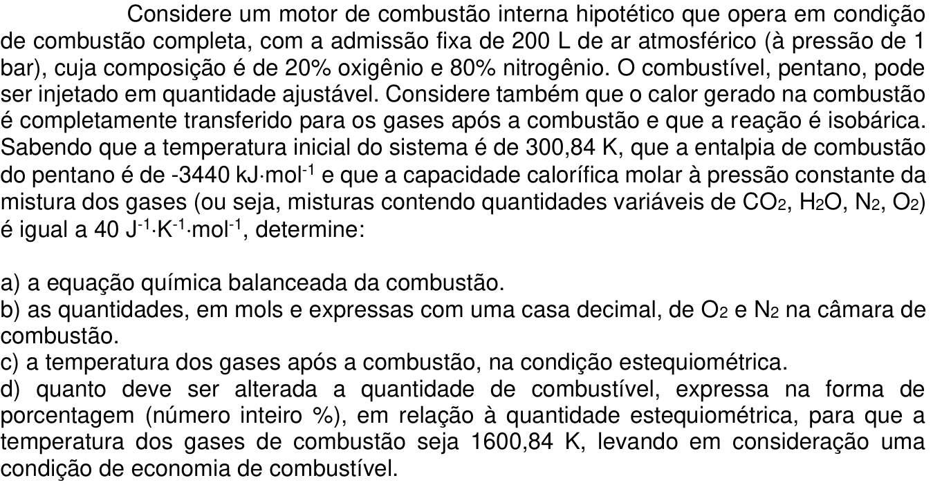 Questão 1 (Química)
