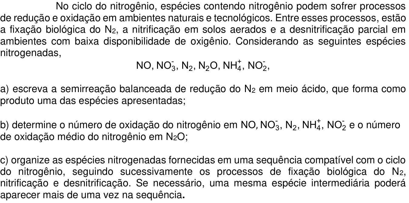 Questão 5 (Química)