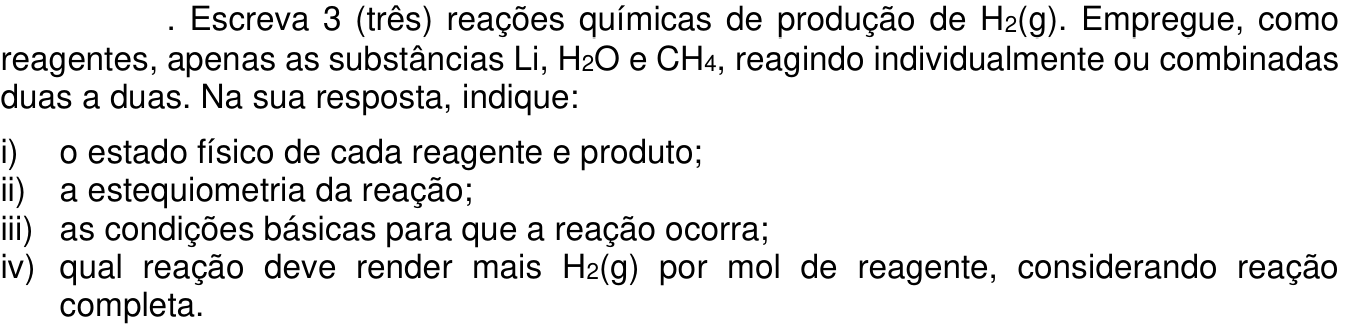 Questão 6 (Química)