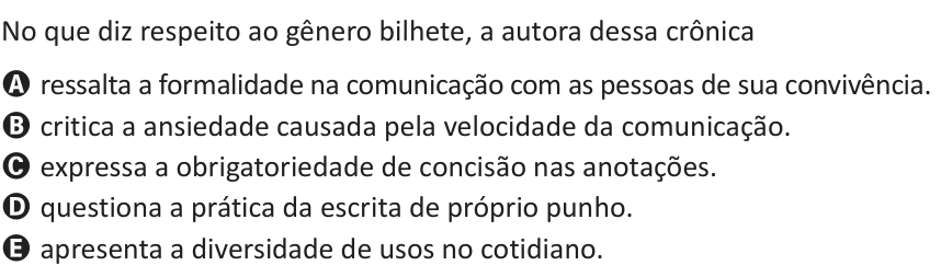 Questão 6 no caderno Azul do ENEM 2025