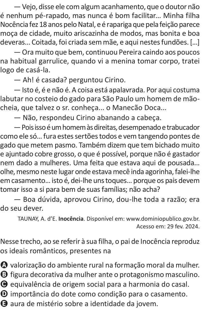 Questão 11 no caderno Azul do ENEM 2025