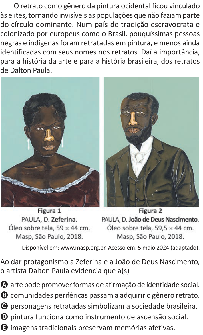 Questão 15 no caderno Azul do ENEM 2025