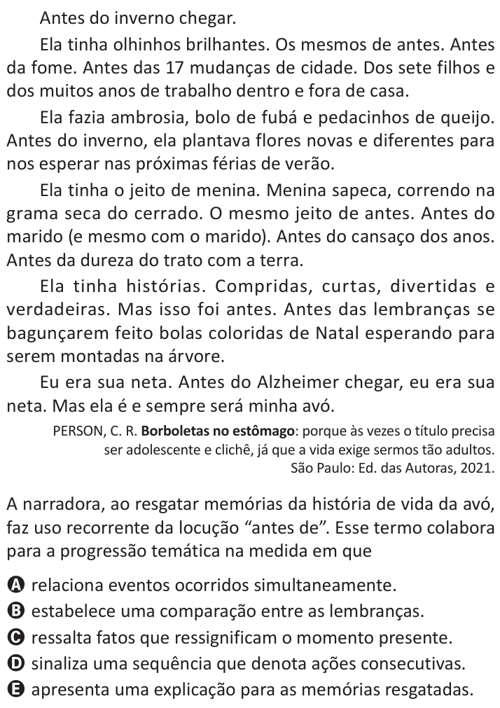 Questão 17 no caderno Azul do ENEM 2025