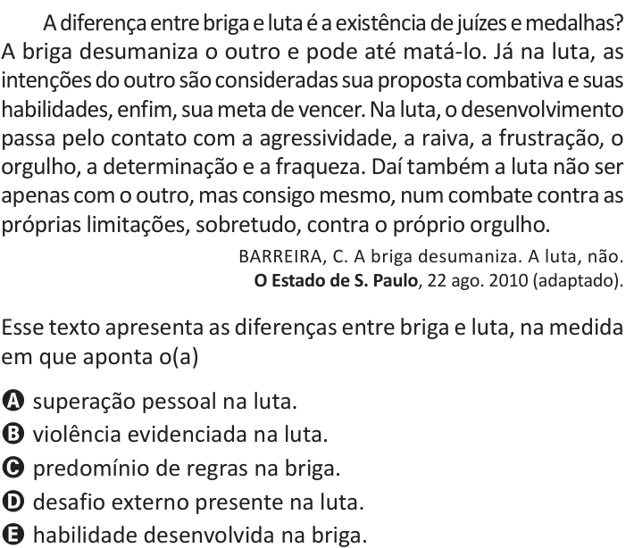 Questão 27 no caderno Azul do ENEM 2025