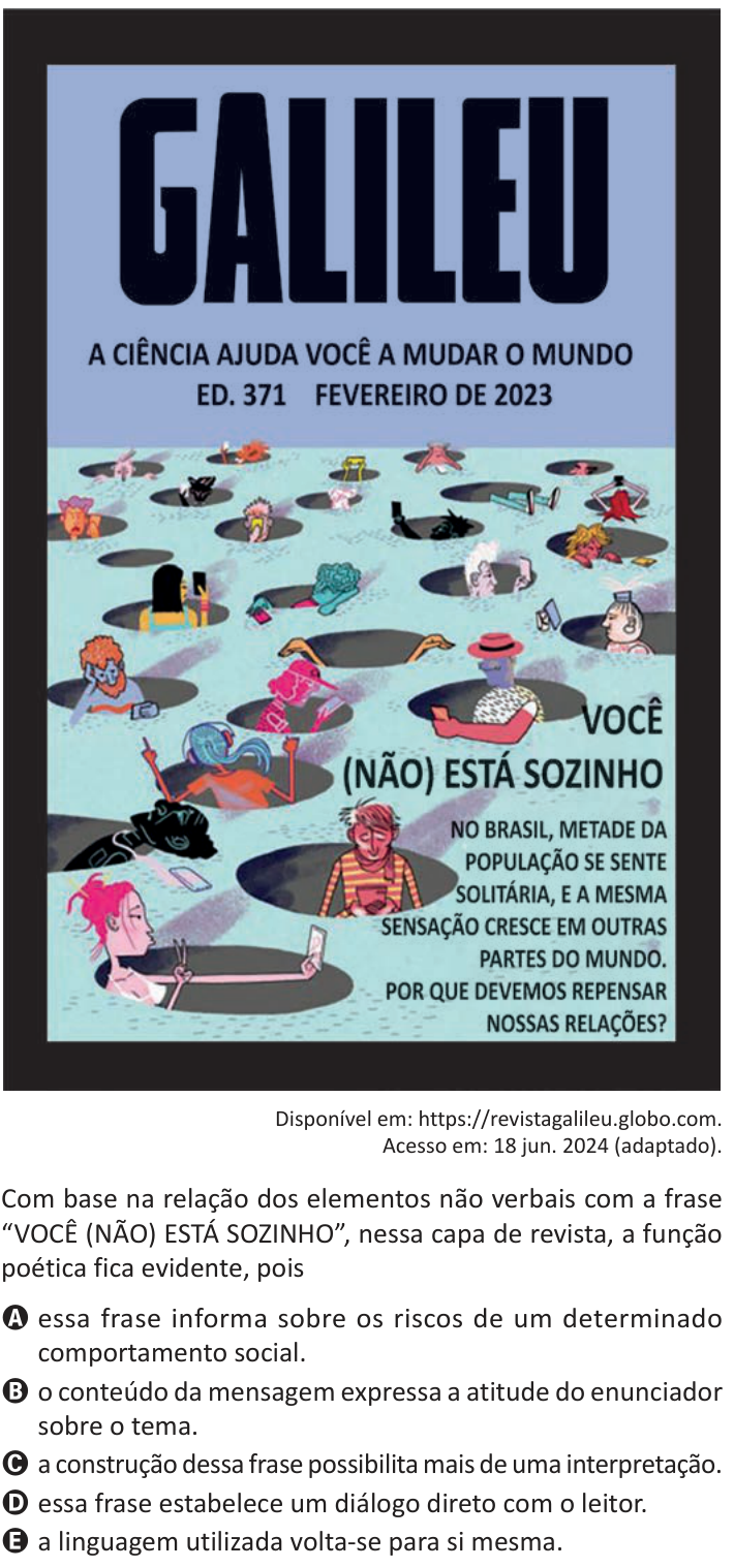 Questão 34 no caderno Azul do ENEM 2025