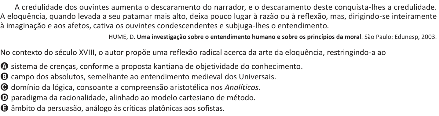 Questão 48 no caderno Azul do ENEM 2025