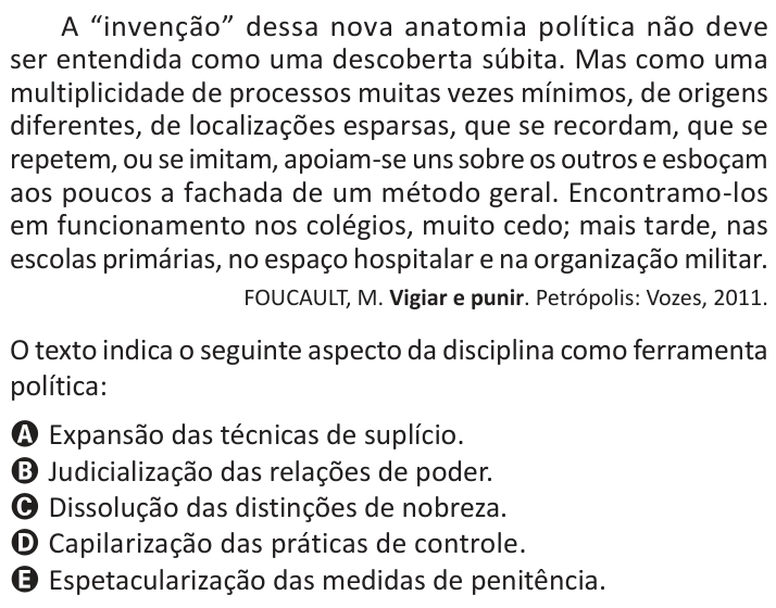 Questão 55 no caderno Azul do ENEM 2025