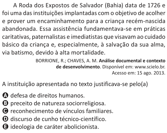 Questão 78 no caderno Azul do ENEM 2025