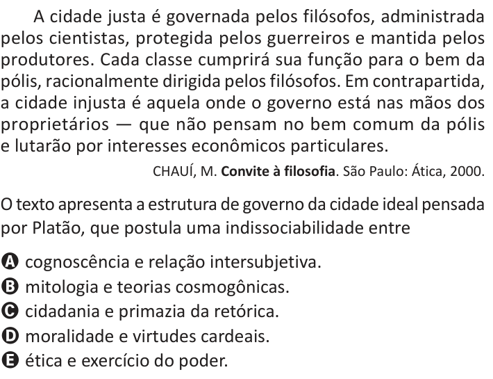 Questão 82 no caderno Azul do ENEM 2025