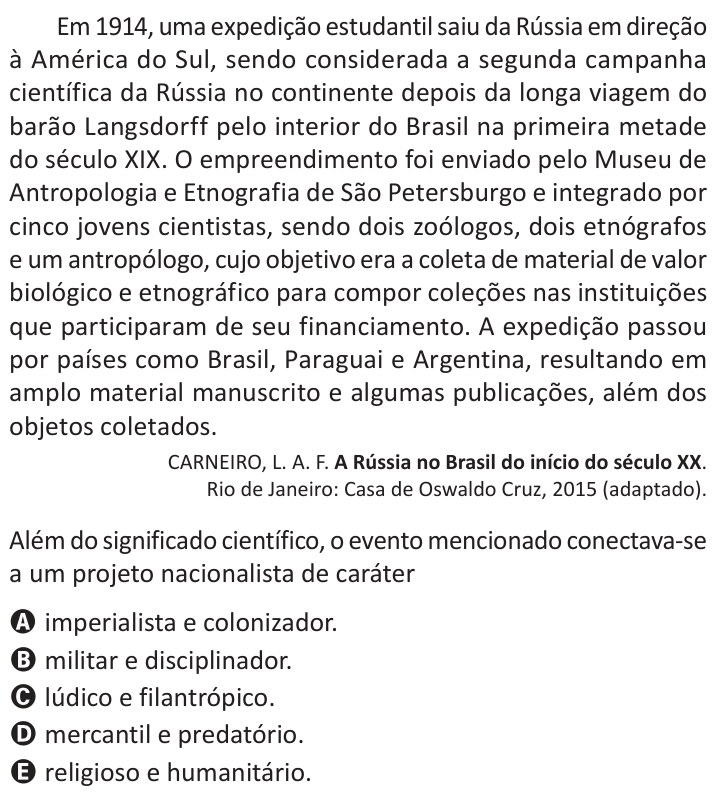 Questão 90 no caderno Azul do ENEM 2025