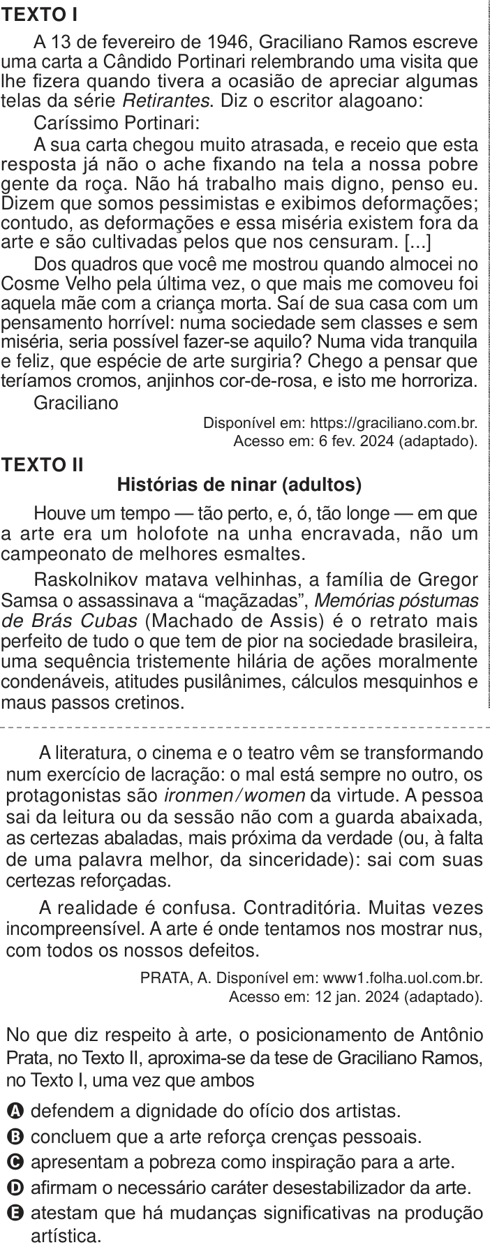 Questão 30 no caderno Azul do ENEM 2024