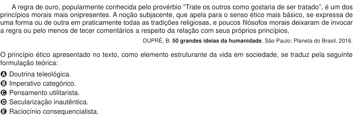 Questão 78 no caderno Azul do ENEM 2024