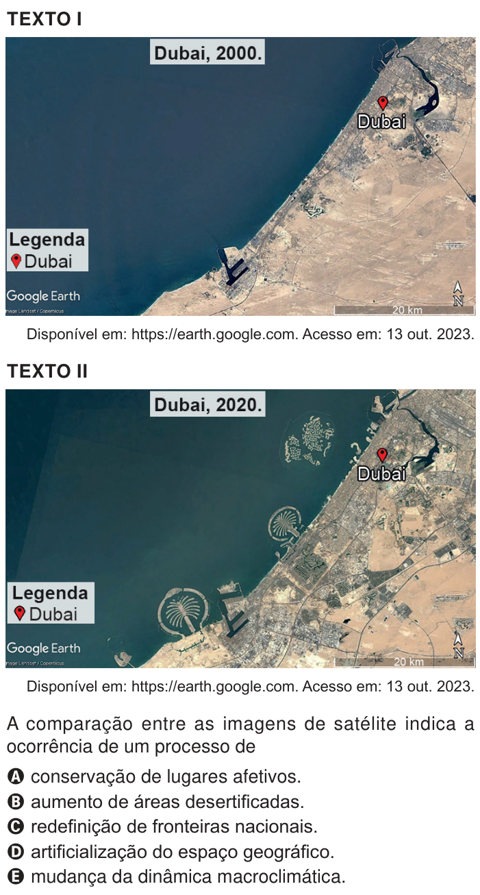 Questão 86 no caderno Azul do ENEM 2024