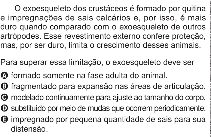 Questão 111 no caderno Azul do ENEM 2024