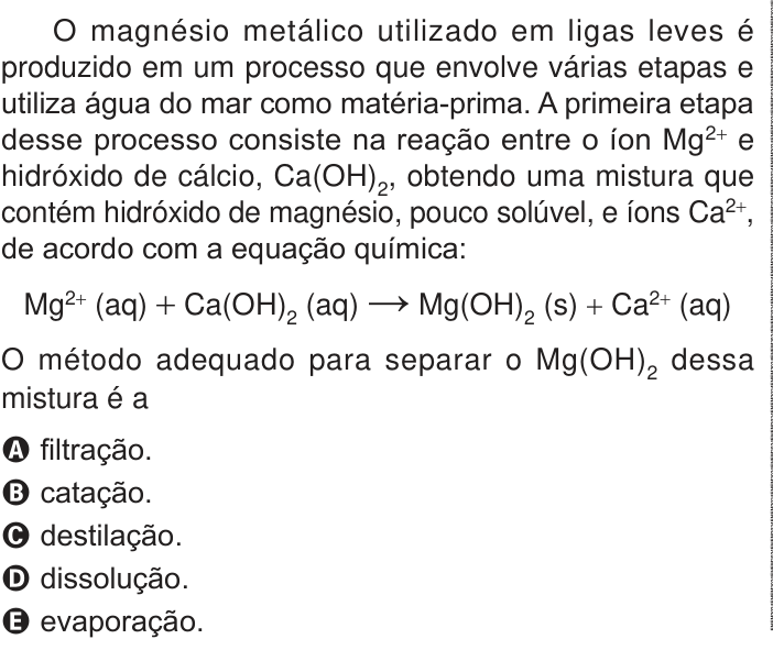 Questão 116 no caderno Azul do ENEM 2024