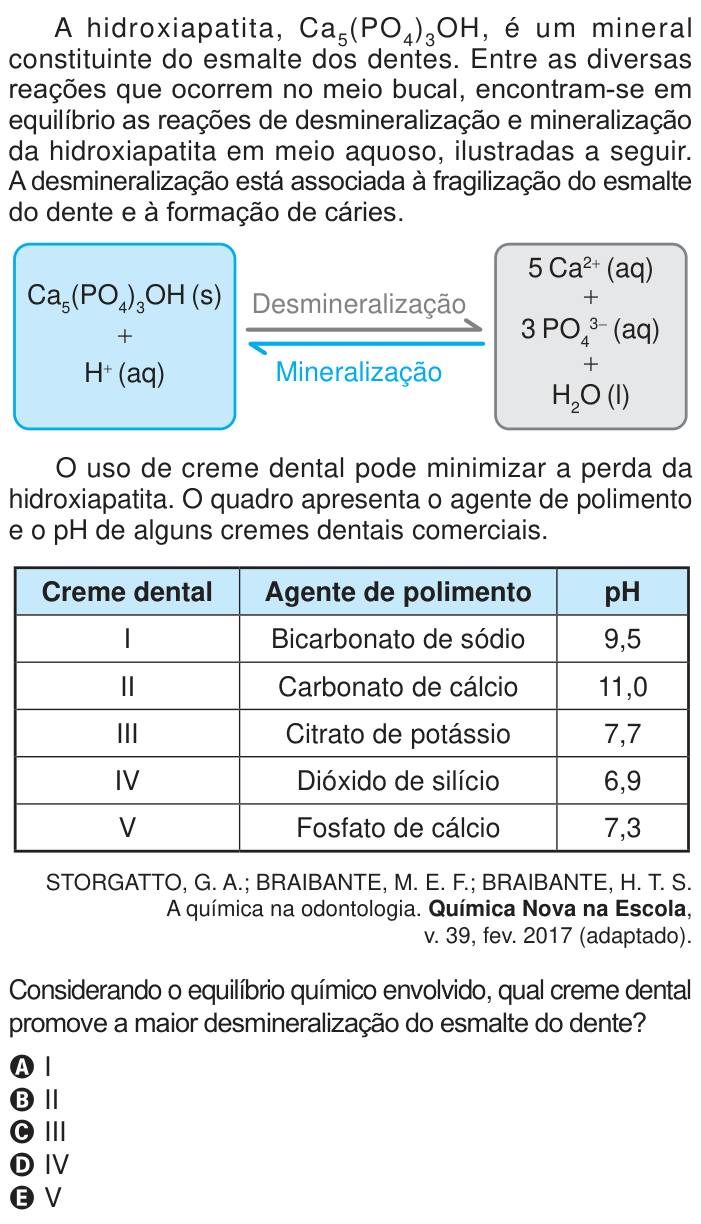 Questão 118 no caderno Azul do ENEM 2024