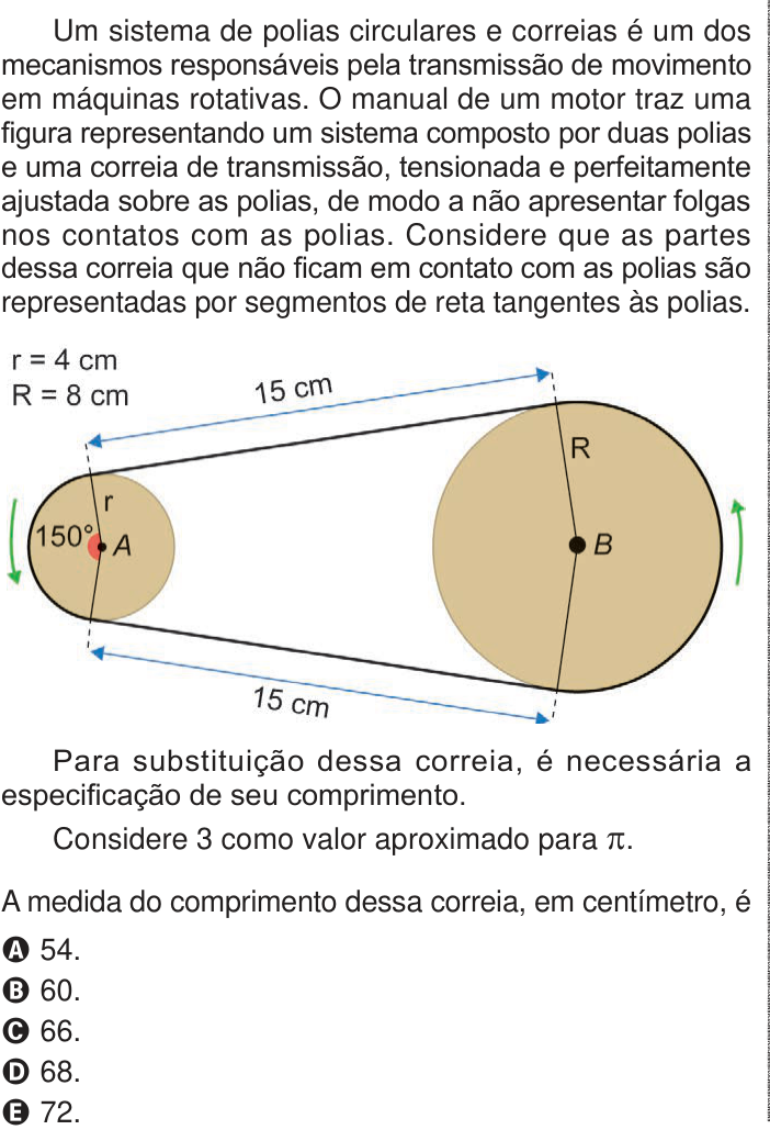 Questão 163 no caderno Azul do ENEM 2024