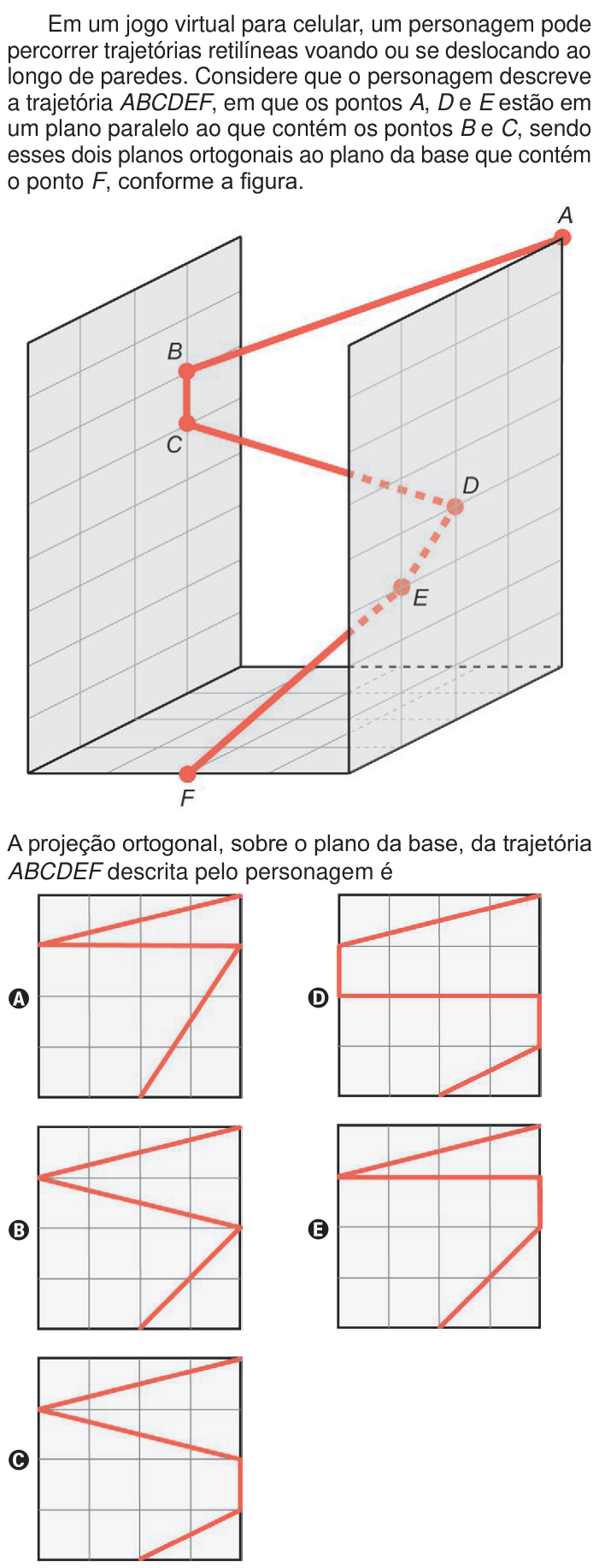 Questão 174 no caderno Azul do ENEM 2024