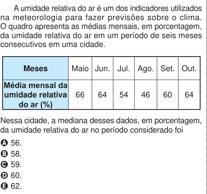 Questão 178 no caderno Azul do ENEM 2024