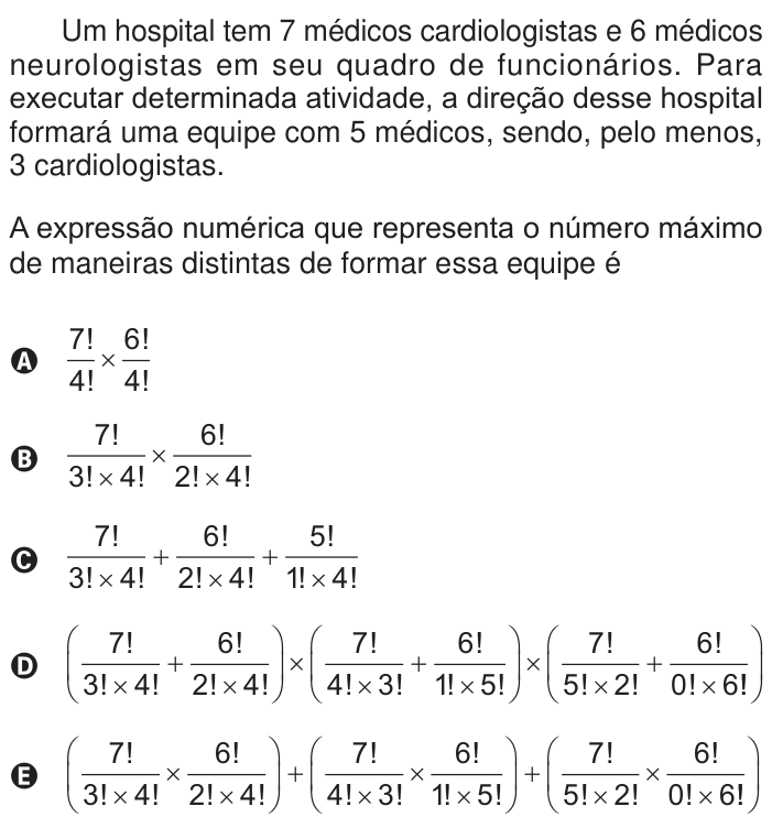 Questão 180 no caderno Azul do ENEM 2024