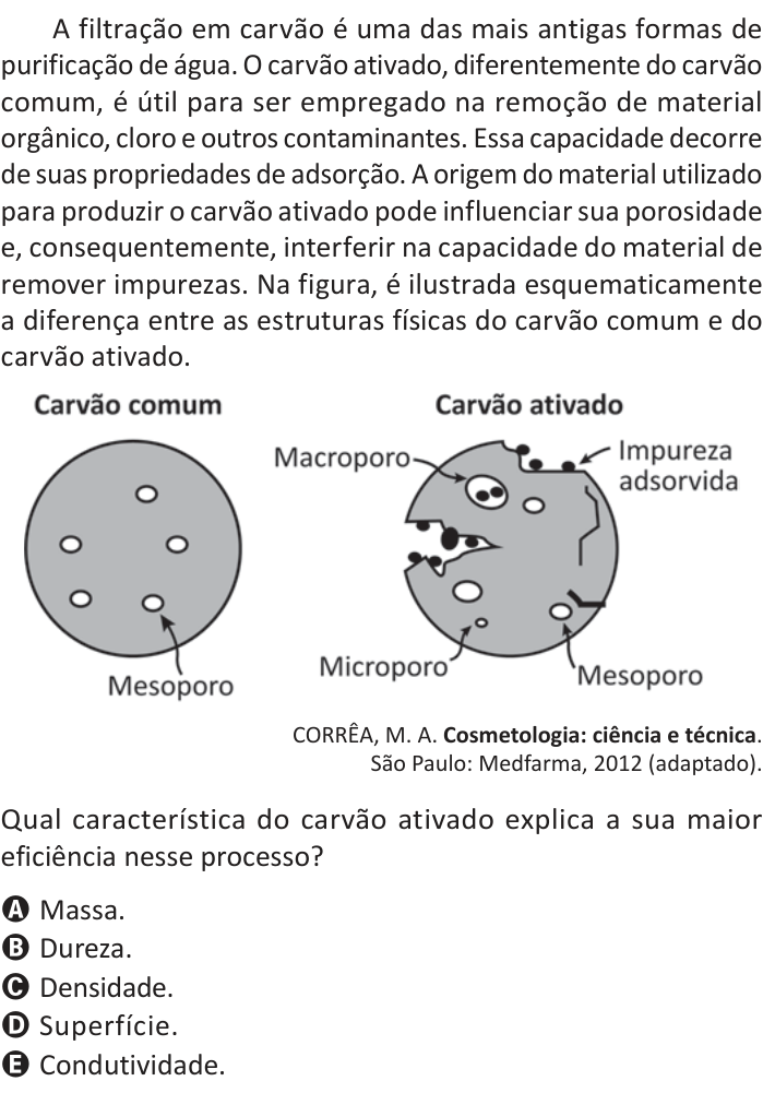 Questão 91 no caderno Azul do ENEM 2025