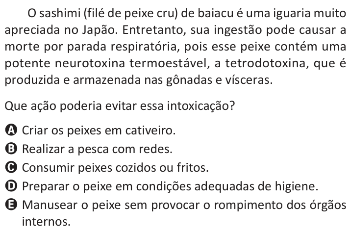 Questão 102 no caderno Azul do ENEM 2025