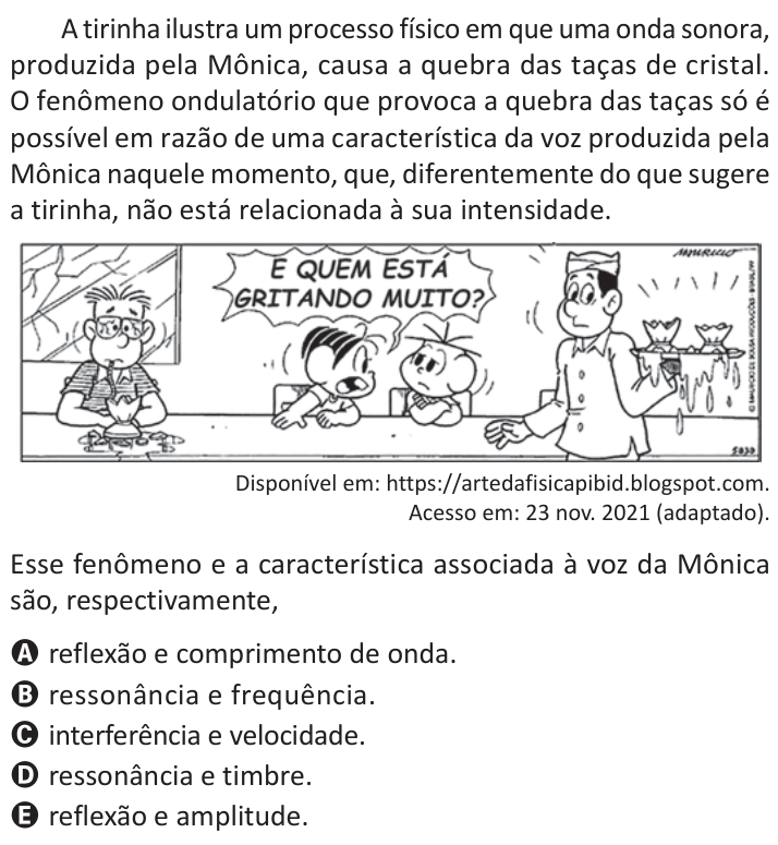 Questão 114 no caderno Azul do ENEM 2025