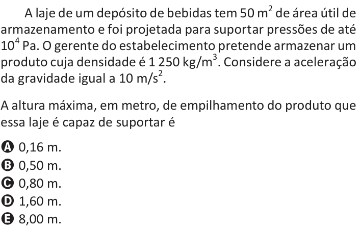 Questão 118 no caderno Azul do ENEM 2025