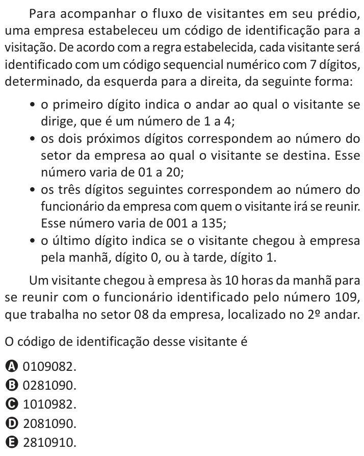 Questão 151 no caderno Azul do ENEM 2025