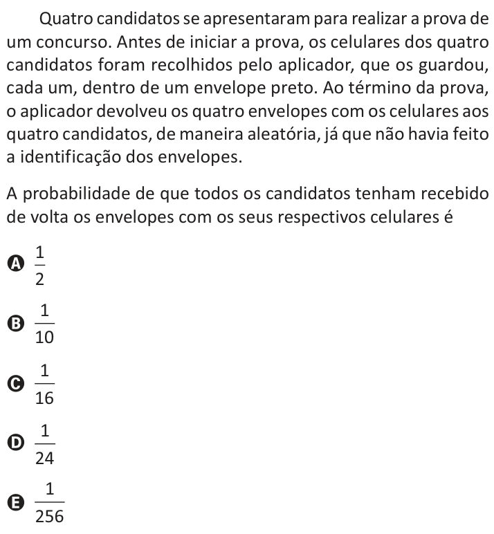 Questão 152 no caderno Azul do ENEM 2025