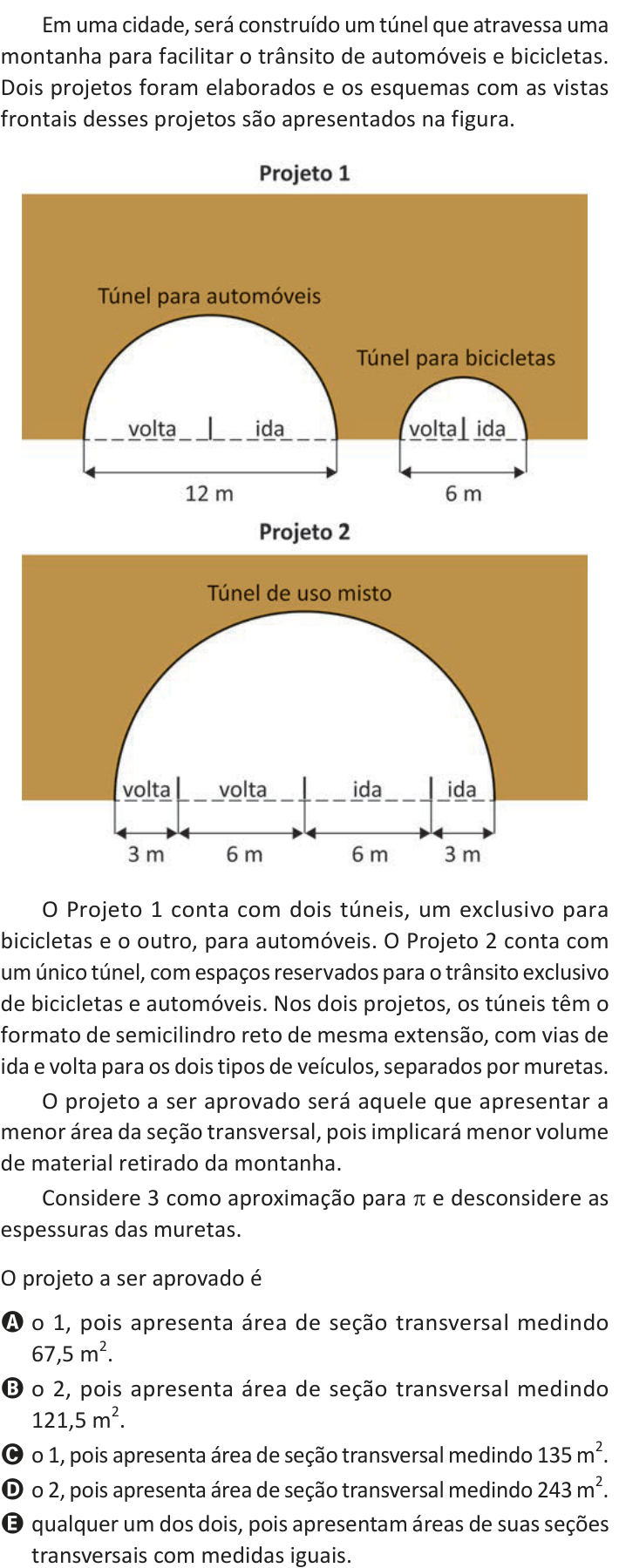 Questão 173 no caderno Azul do ENEM 2025