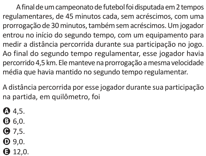 Questão 176 no caderno Azul do ENEM 2025
