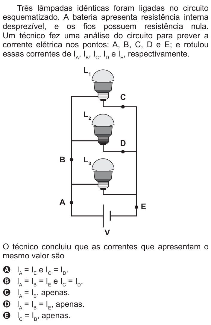 Questão 74 no caderno Azul do ENEM 2016