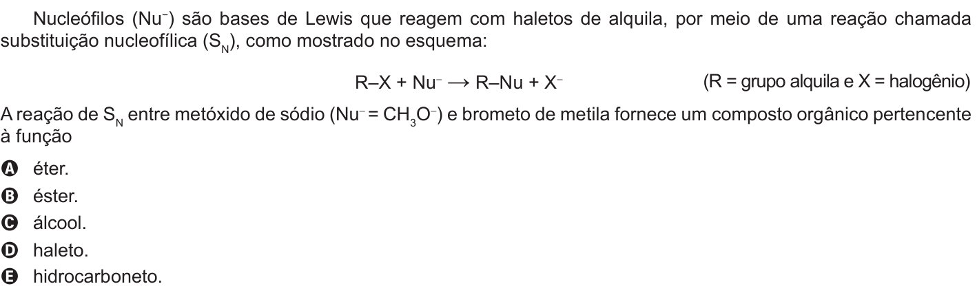 Questão 76 no caderno Azul do ENEM 2016