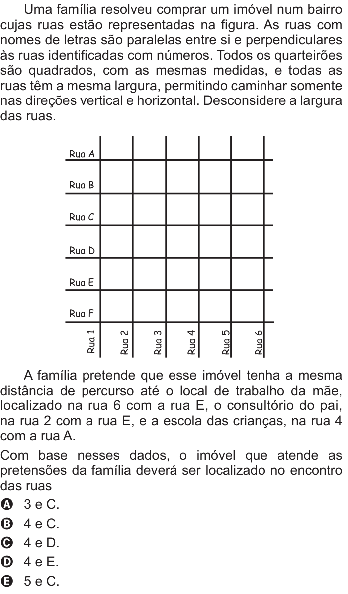 Questão 142 no caderno Azul do ENEM 2016