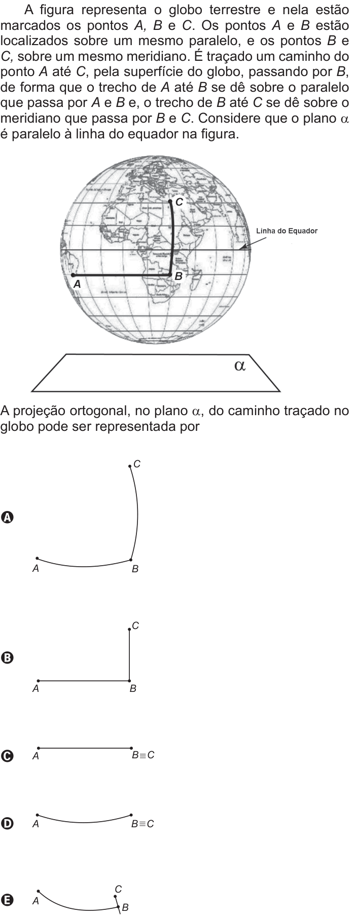 Questão 178 no caderno Azul do ENEM 2016
