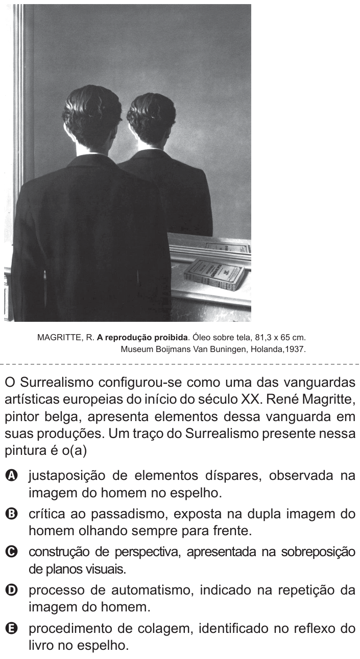 Questão 108 no caderno Azul do ENEM 2015