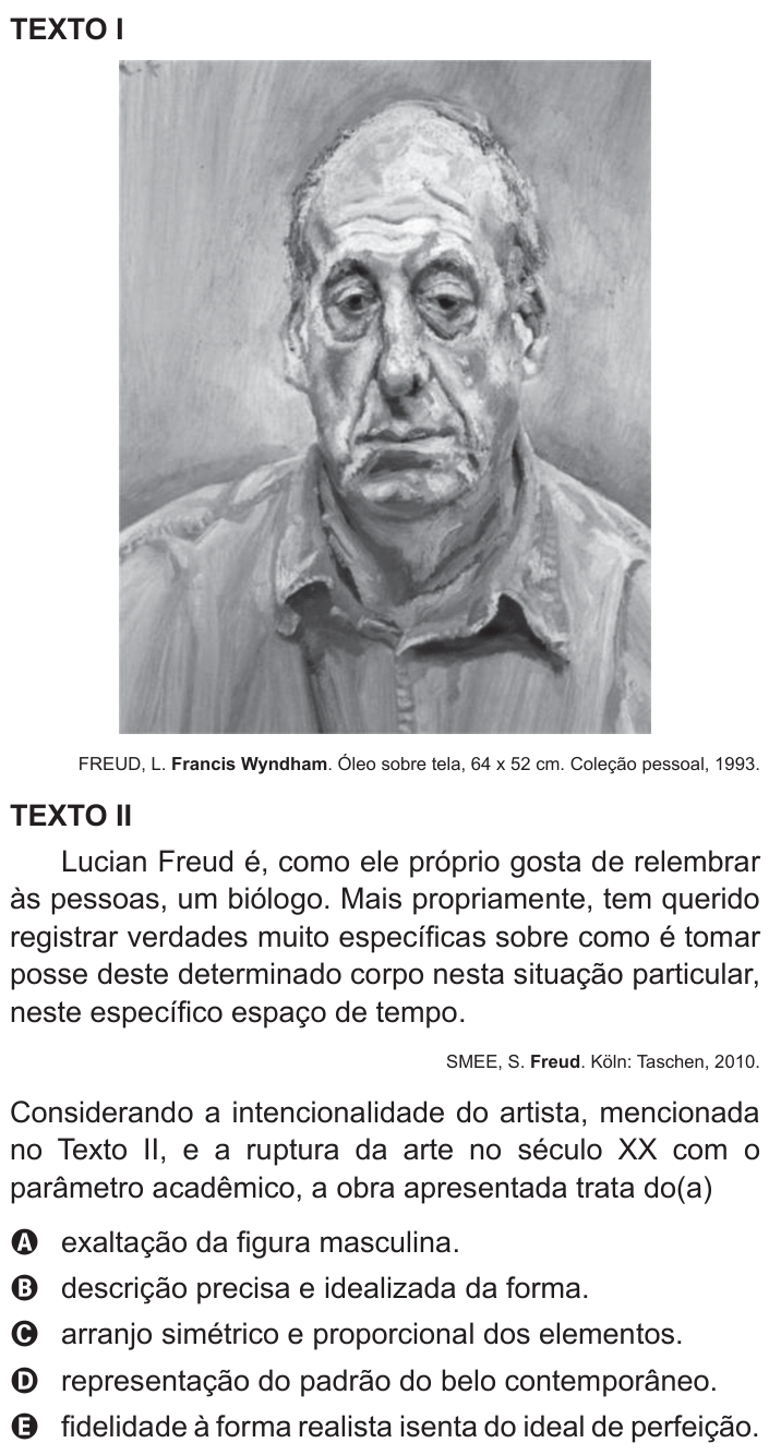 Questão 131 no caderno Azul do ENEM 2015