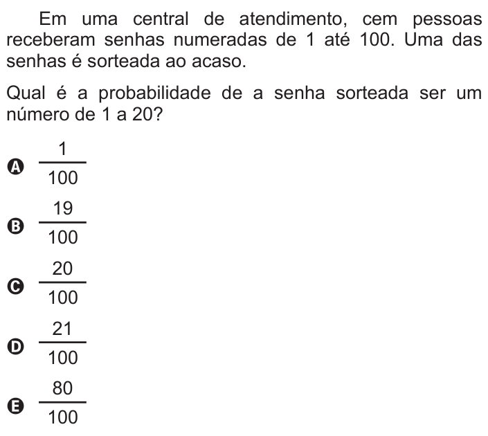 Questão 142 no caderno Azul do ENEM 2015