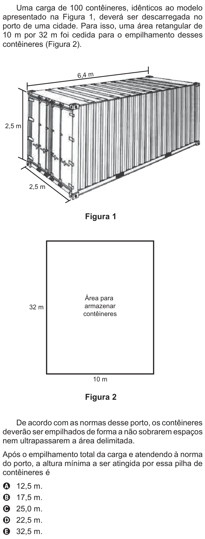 Questão 148 no caderno Azul do ENEM 2015