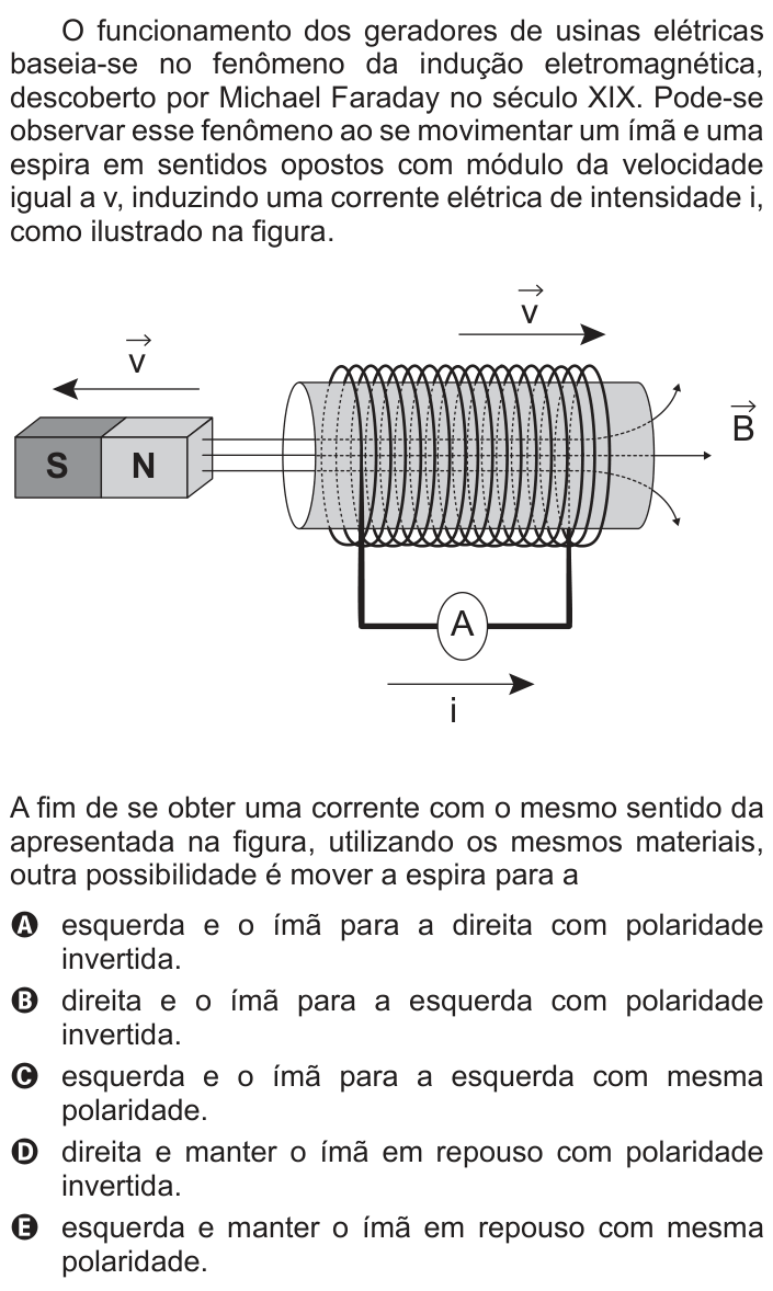 Questão 72 no caderno Azul do ENEM 2014