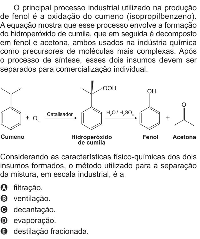 Questão 80 no caderno Azul do ENEM 2014
