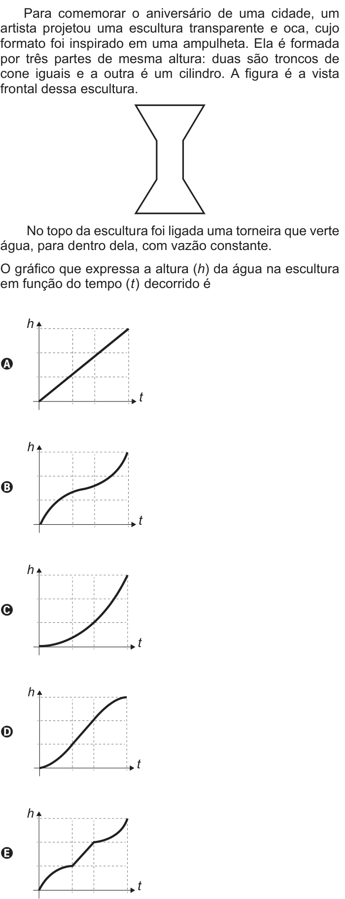 Questão 143 no caderno Azul do ENEM 2014