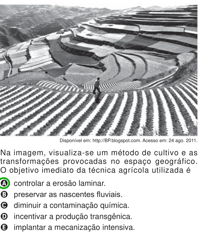 Questão 28 no caderno Azul do ENEM 2013