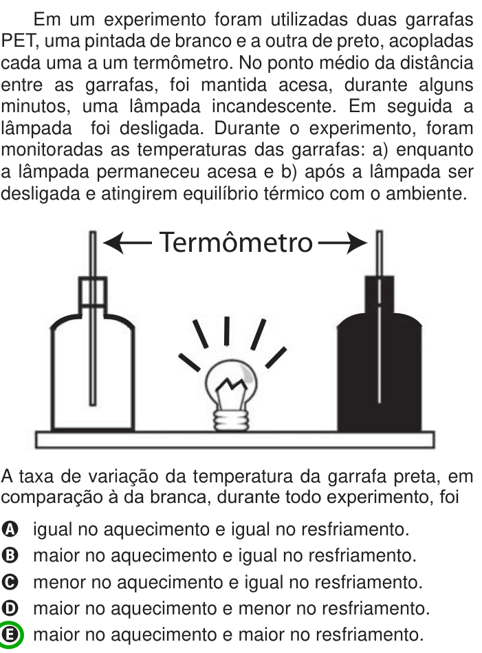 Questão 48 no caderno Azul do ENEM 2013