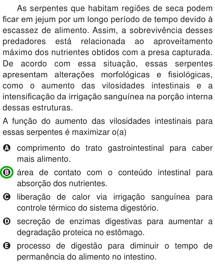 Questão 53 no caderno Azul do ENEM 2013